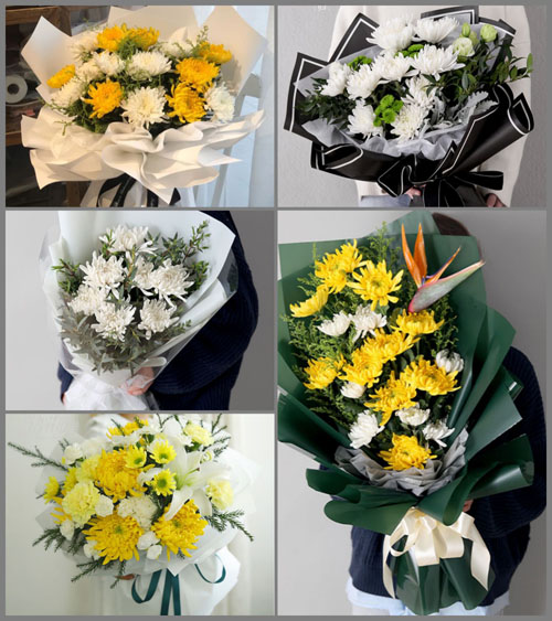 贵州毕节市七星关区对坡镇白事花束代送
